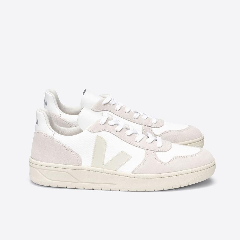 Zapatillas Veja Mujer España - V-10 Tenis Blancas ES3214464